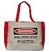 Warning: Animal Control Officer with an attitude Large BELLA TOTEBAG w/ pockets (Choi...