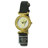 Consort Women's CCHL2811:001/01E16XX Vintage American Silver Coin Mercury Dime Black Leather Strap Watch