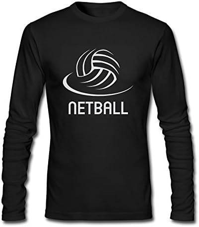 Netball Fits Normal Men's Sold Crew-neck Long Sleeve Shirt