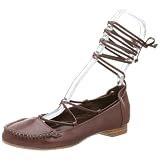 Kimel Women's Calvin Ankle Wrap Flat,Brazil,11 M