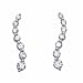 0.75Ct Diamond Seven Wavy Journey Earrings
