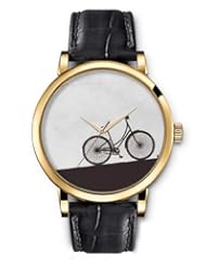 SPRAWL Aanalog Fashion Series Gold Ladies Watches of Genuine Black Leather Strap,Unique Wrist Watch for Women Girls Designed with feint gray
