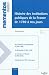 Histoire des institutions publiques 1789 � nos jours