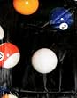 7 ' or 8' Pool - Billiard Table Cover Pool Ball Design Black