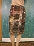 $5490 New VALENTINO Beaded Sequin Embroidered Plaid Skirt 6