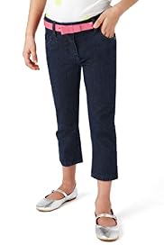 Autograph Cotton Rich Cropped Denim Jeans with Belt
