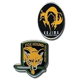 Metal Gear Solid 3 - Fox Hound and Kojima Emblems Pins (Set of 2)