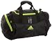 adidas 5134162 ForMotion Duffel Small,Swirl Embossed Black/Slime,One Size