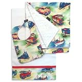 On the Move Bib, Burp Cloth and Receiving Blanket Set