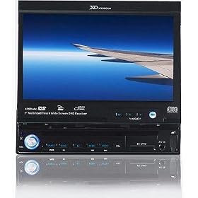 XO Vision X355NAV 7-Inch 1-DIN Fully Motorized DVD/CD/MP3 Receiver