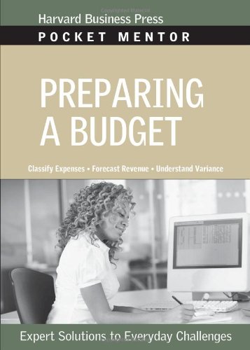 Preparing a Budget (Pocket Mentor)