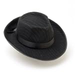 Pinstriped Fedora Gangster Hat