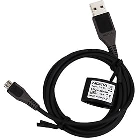 Nokia - Cable micro USB pour E52, E63, E66, E71, E72, E75, N82, N85, N86 8MP, N96, N97, N97 Mini, X6