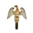 Gold Metal Perched Eagle