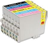 Epson T048(1BK/1C/1M/1Y/1LC/1LM) 6pk Compatible Patent free Ink Cartridges-Stylus Photo R200 Photo R220 Photo R300 Photo R300M Photo R320 Photo R340 Photo RX500 Photo RX600 Photo RX620