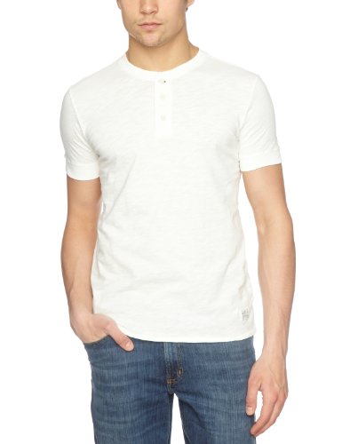 Lee Herren T-Shirt HENLEY CORE SS - L856ABHA, Gr. 52/54 (L), Elfenbein (CLOUD DANCER) Preisvergleich