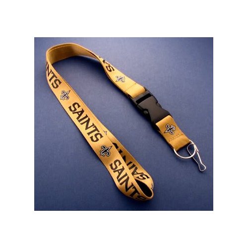 New Orleans Saints Clip Lanyard Keychain Id Ticket Nfl