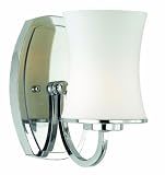 Eurofase 19405-018 Dorado 1-Light Wall Sconce, Chrome