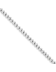 Genuine .925 Sterling Silver Diamond Tennis Bracelet 8.8 Grams . 100% Satisfaction Guaranteed.