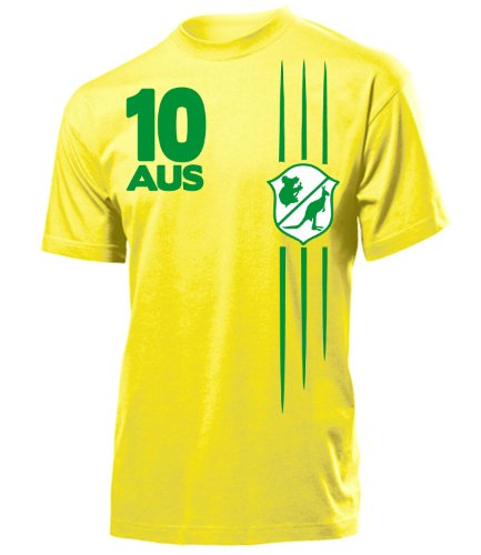 AUSTRALIEN FUSSBALL WM 2014 FANSHIRT 3399(H-G) Gr. L
