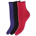FLOSO® Childrens Big Girls Winter Thermal Socks (Pack of 3) (2 Color Options)