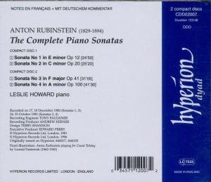 Anton Rubinstein: Complete Piano Sonatas under The Classical Store