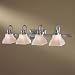 Minka Mission Ridge Nickel 4 Light Bath Vanity 5584-84