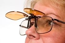 CLIP-ON SUN SPECS/ GLASSES/ FLIP UP SUNGLASSES/ NEW