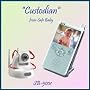 Handheld 2.5"TFT-LCD Handheld Color Video safety Video Baby Monitor and 2.4GHz Wireless 3 channels Pan & Tilt Camera -IR Day & Night, Video & Audio Infant Nursery Monitor w/microphone