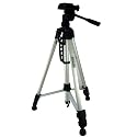 Professional Series Light & Sturdy Aluminum Digital Photo & Video Tripod Includes Convenient Carrying Bag with Shoulder Strap