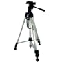 57" Lightweight Aluminum Tripod with 3 Way Pan Head, Leg Locks, & Built-in Tripod Handle for Nikon D3000 / D3100 / D5100 / D7000 , Canon EOS Rebel T3i / T2i / 5D / 60D , Canon VIXIA HF M41 / HF R200 , Toshiba Camileo H30 & More Digital SLR Cameras & HD Camcorders