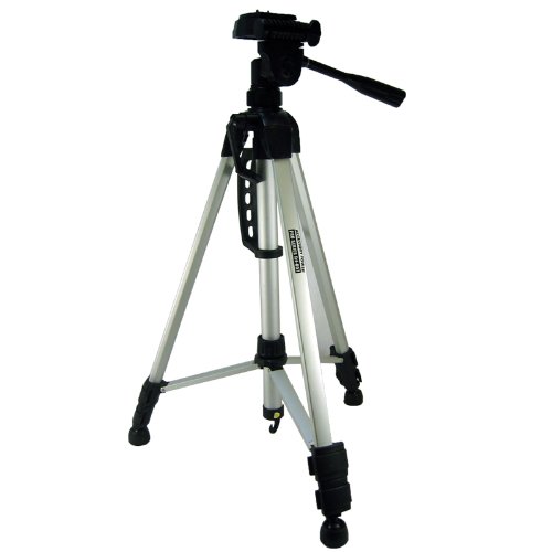 Professional Series Light & Sturdy Aluminum Digital Photo & Video Tripod Includes Convenient Carrying Bag with Shoulder Strap * Includes Micro Fiber Cleaning Cloth
