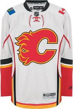 Calgary Flames Replica NHL Youth White Jersey