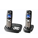 Panasonic KX-TG8022GT, DECT Schnurlostelefon mit Anrufbeantworter und zus&auml;tzlichem Mobilteil inkl. Ladeschale, titan-schwarz