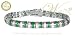 WILLOW XPRESS: *ADRIENNE EMERALD CZ RONDELLE BRACELET*