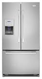 Gold GI5FSAXVY 24.9 cu. ft. French Door Refrigerator with Adjustable SpillProof Shelves Factory Installed IceMaker External Ice/Water Dispenser and PuR Filtration: Monochromatic Stainless Steel