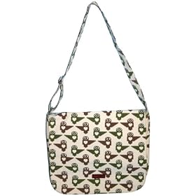 Bungalow360 Owl Canvas Book Bag