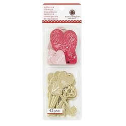 Martha Stewart Crafts Key And Heart Chipboard Die-Cuts