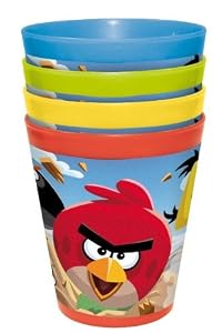 Set 4 Vasos Four Seasons Angry Bird