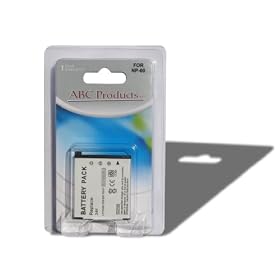 ABC Products® rechargeable NP-60 NP60 battery for Casio Exilim EX-FS10, EX-S10, EX-S12, EX-Z9, EX-Z19, EX-Z20, EX-Z21, EX-Z22, EX-Z25, EX-Z29, EX-Z80, EX-Z85, EX-Z90 Digital Camera etc