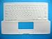 Rasfox White Preprint KeyBoard Skin For 13" MacBook(Leopard) image 1