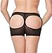 Everbellus Butt Lifter Boy Shorts Tummy Control Panties Black M