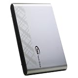 TEAM ポータブルハードディスク TP1022 640GB シルバー TP1022640G26