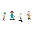 Disney Phineas and Ferb PVC Collector Pack Phineas, Ferb, Agent P & Dr. Doofenshmirtz