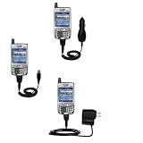 Deluxe Kit for the Verizon Treo 700w includes a USB cable with Car and Wall Charger - Gomadic Brand w/ TipExchange Technology
