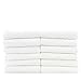 Luxury Hotel & Spa Towel 100% Genuine Turkish Cotton Wash Cloths - White - Checkered - Set of 12