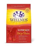 Wellness Super5Mix Dry Dog Food, Just for Seniors Recipe , 15-Pound Bag