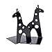Marrywindix Black Cute Giraff Nonskid Bookends Bookend Art Gift
