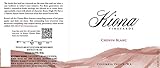2015 Kiona Vineyards and Winery - Washington State Chenin Blanc 750 ml