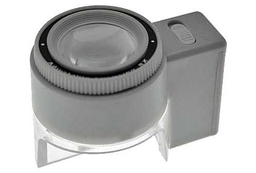 SE 8X Illuminated Adjustable Stand Magnifier With LED